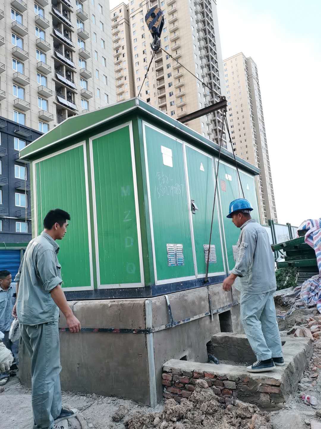 保利星河九洲K4地塊箱變遷移工程順利實施